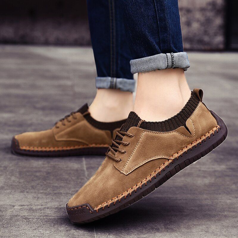 Varclyn Męskie Mokasyny Buty Codzienne - Khaki