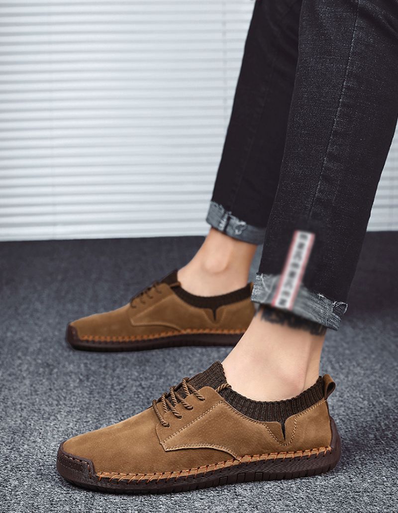 Varclyn Męskie Mokasyny Buty Codzienne - Khaki