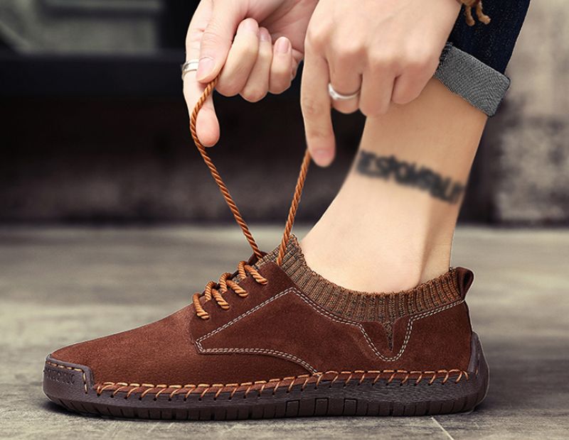 Varclyn Męskie Mokasyny Buty Codzienne - Khaki