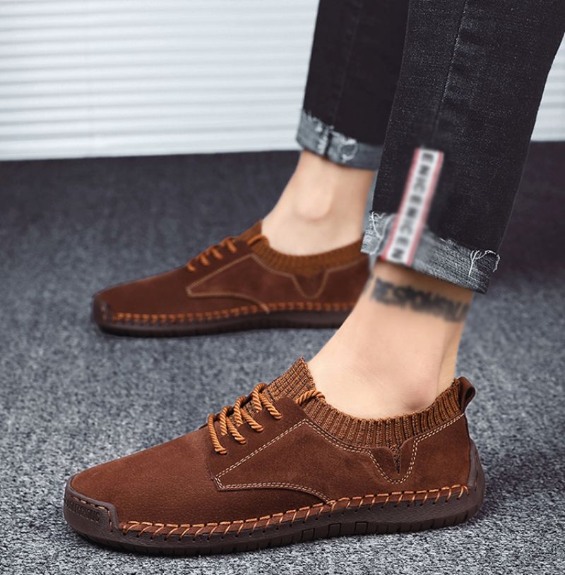 Varclyn Męskie Mokasyny Buty Codzienne - Khaki