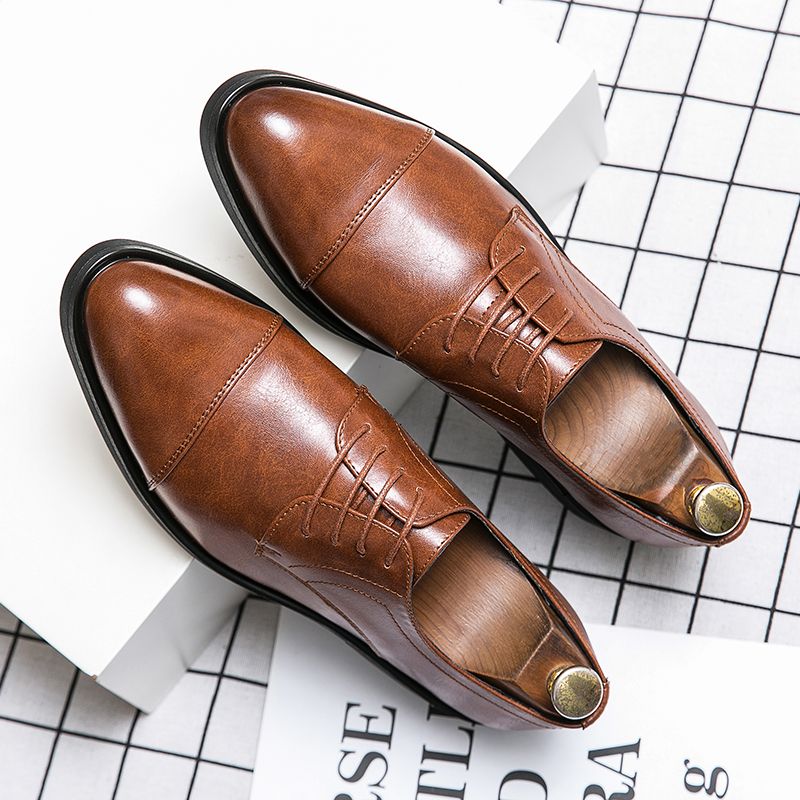 Vasil Męskie Mokasyny Eleganckie Buty - Brązowy