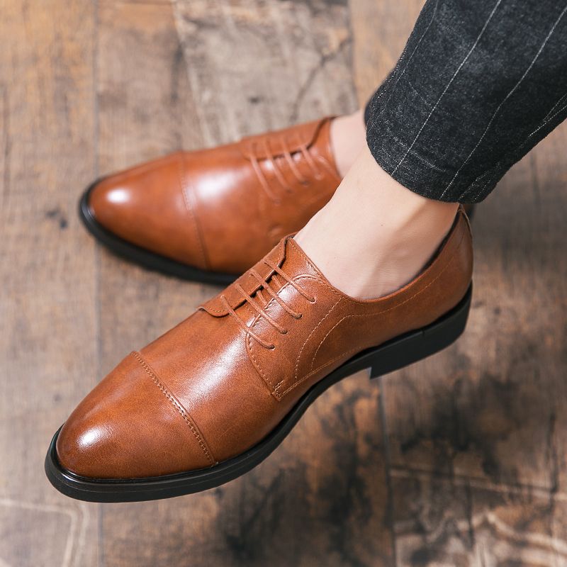Vasil Męskie Mokasyny Eleganckie Buty - Brązowy