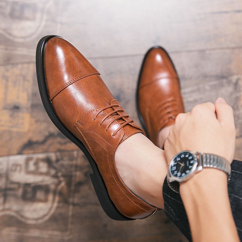 Vasil Męskie Mokasyny Eleganckie Buty - Brązowy