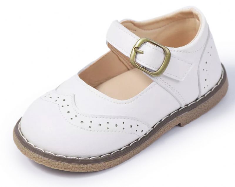 Vecna Dziewczęce Płaskie Buty - Biały