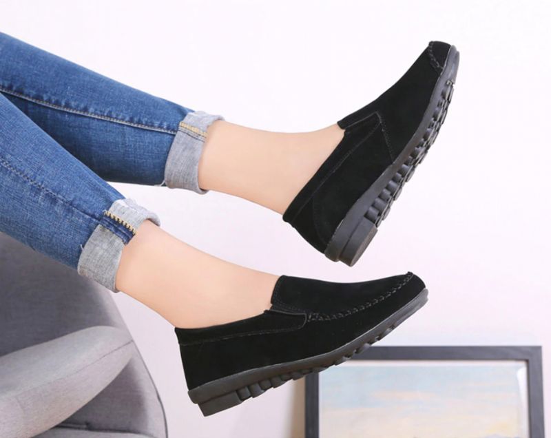 Velez Damskie Buty Mokasyny - Czarny