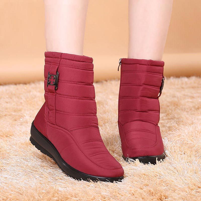 Velma Damskie Wodoodporne Buty - Czerwony