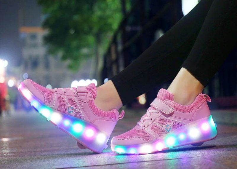 Verenice Dziewczęce Tenisówki Roller - Różowy