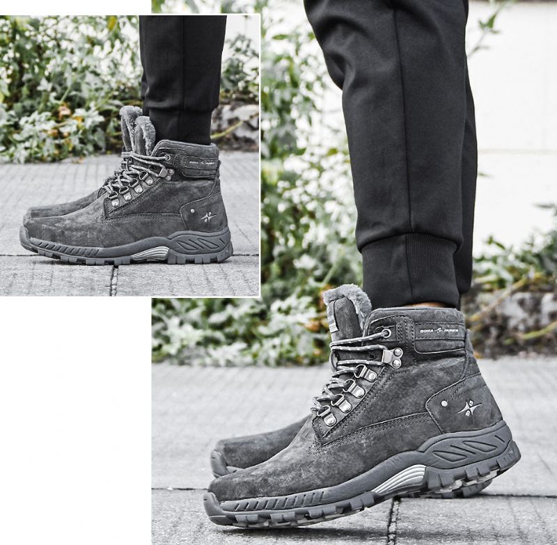 Vergil Męskie Buty Wygodne - Szary