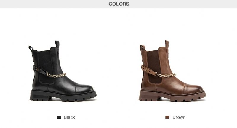 Verona Damskie Buty Chelsea - Czarny