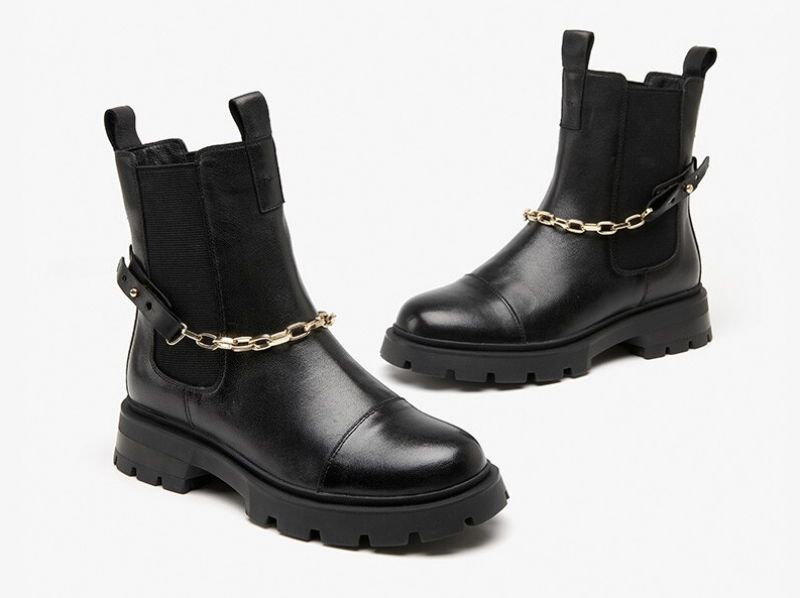 Verona Damskie Buty Chelsea - Czarny