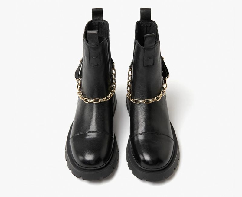 Verona Damskie Buty Chelsea - Czarny