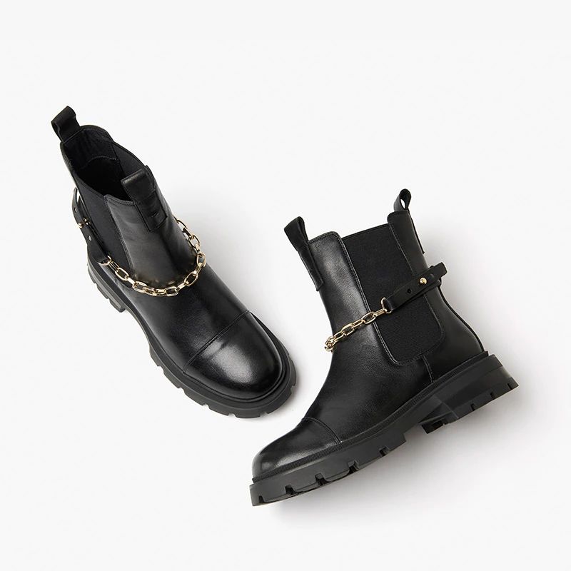 Verona Damskie Buty Chelsea - Czarny