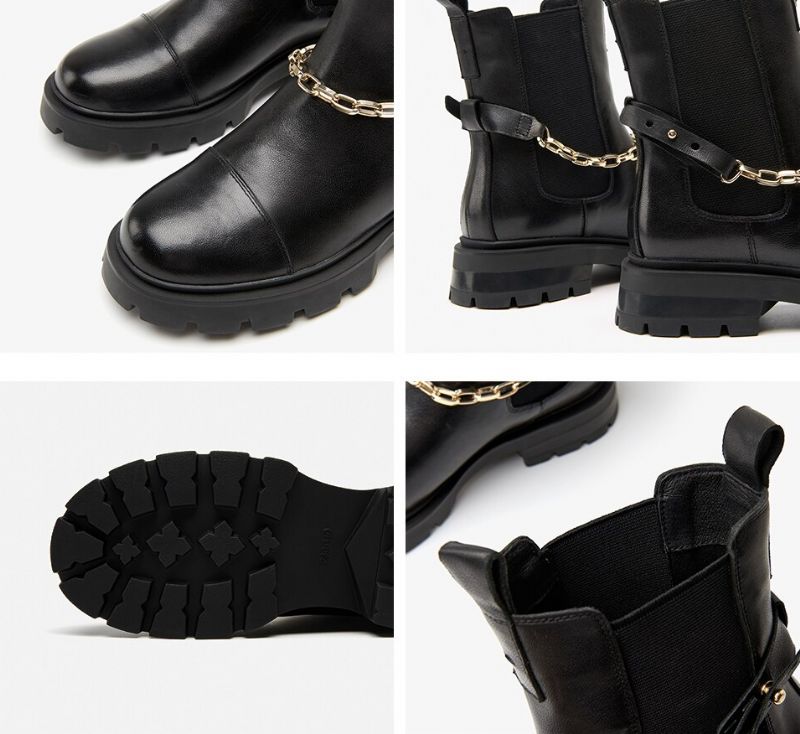 Verona Damskie Buty Chelsea - Czarny