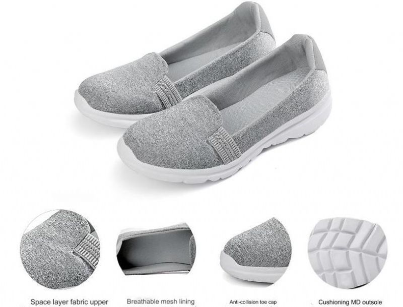 Vesta Damskie Miękkie Płaskie Buty - Niebieski