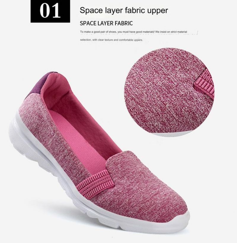 Vesta Damskie Miękkie Płaskie Buty - Niebieski