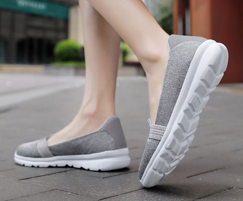 Vesta Damskie Miękkie Płaskie Buty - Niebieski