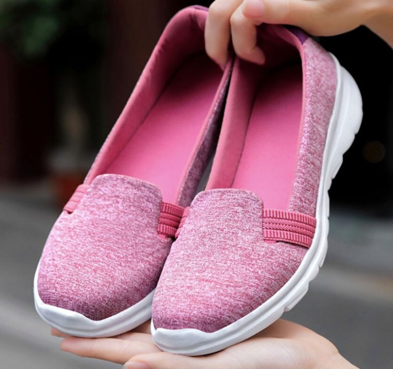 Vesta Damskie Miękkie Płaskie Buty - Niebieski