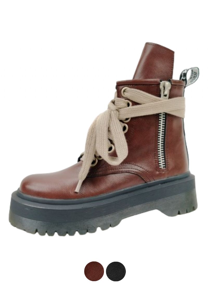 Vicky Damskie Sznurowane Buty Do Kostki