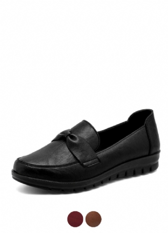 Victoria Damskie Retro Casualowe Skórzane Mokasyny