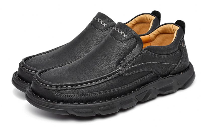 Vidal Męskie Mokasyny Casual - Brązowy
