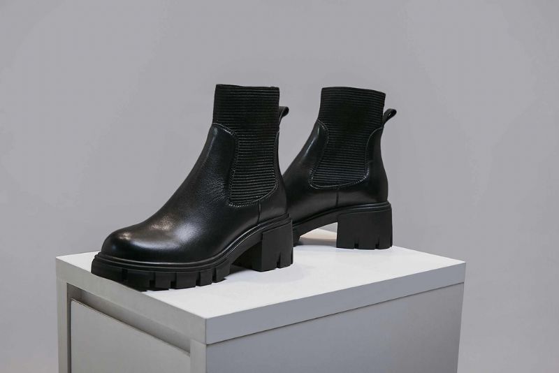 Villin Damskie Buty Chelsea - Czarny