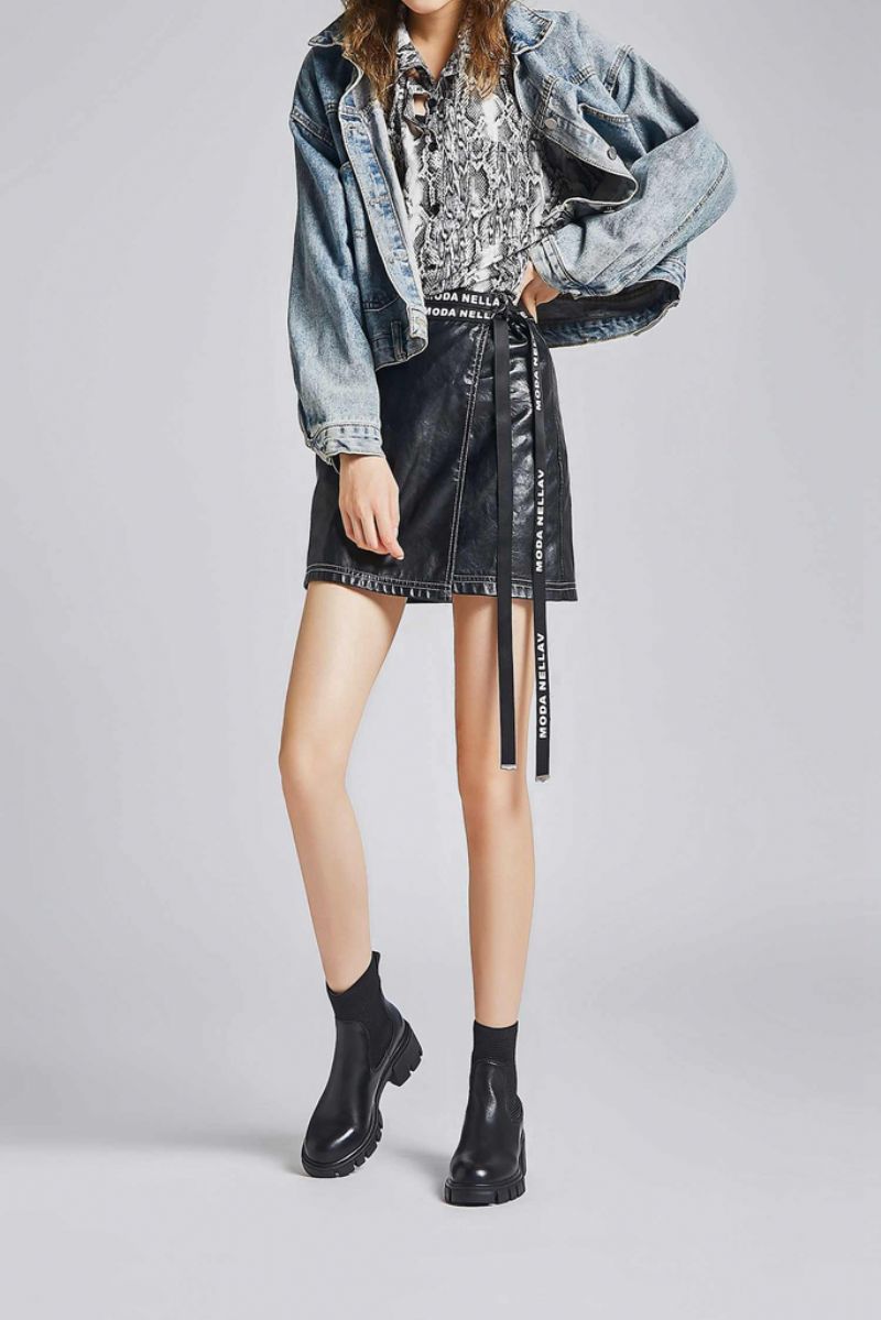 Villin Damskie Buty Chelsea - Czarny