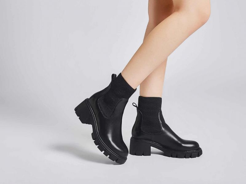 Villin Damskie Buty Chelsea - Czarny