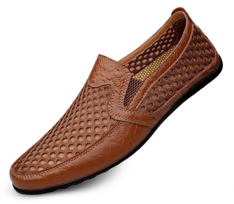 Vitto Męskie Mokasyny Codzienne Buty - Brązowy