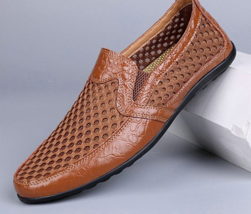 Vitto Męskie Mokasyny Codzienne Buty - Brązowy