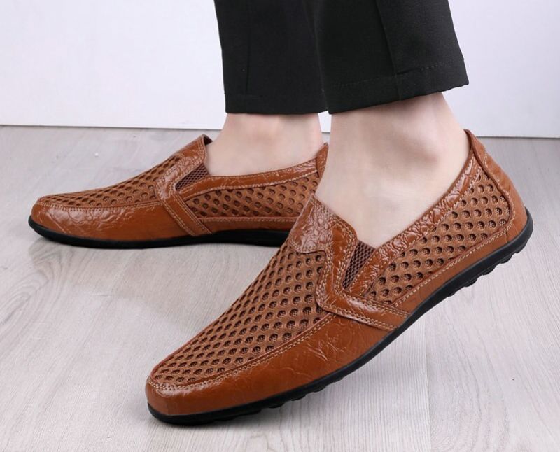 Vitto Męskie Mokasyny Codzienne Buty - Brązowy