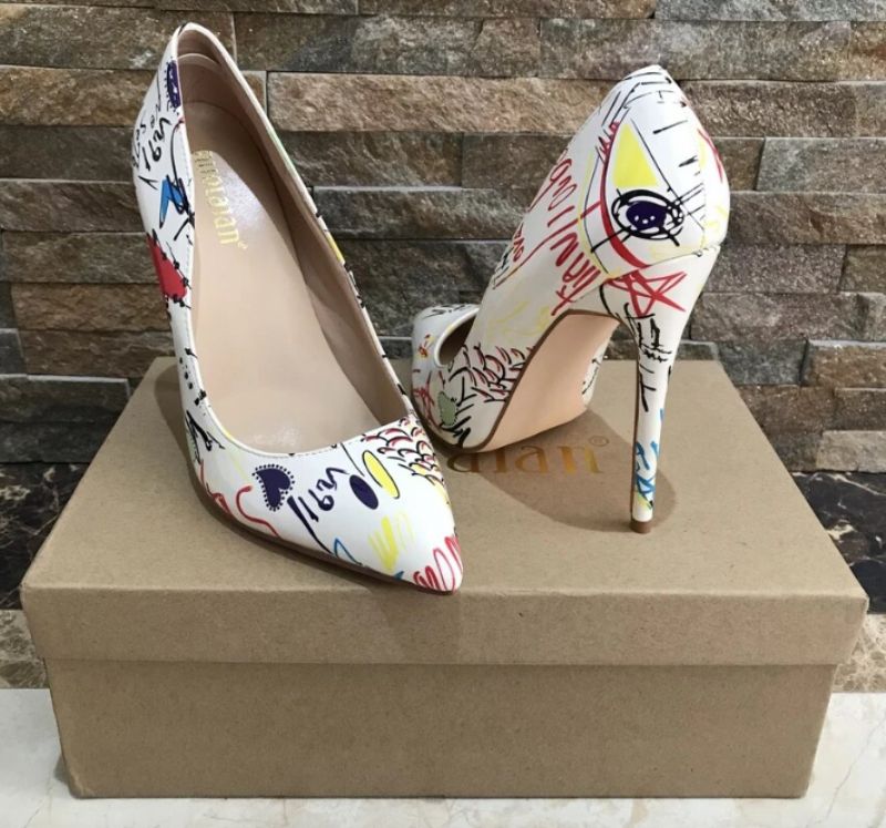Vyden Damskie Buty Na Obcasie - Biały