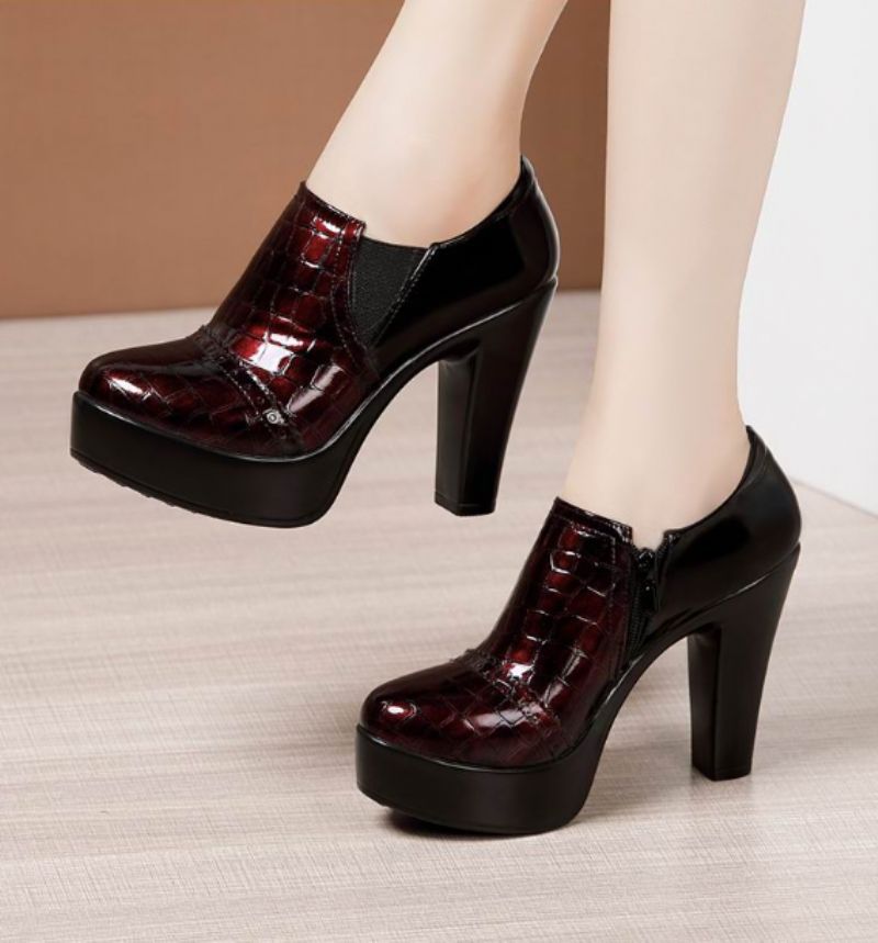 Waleska Damskie Buty Na Obcasie - Czarny