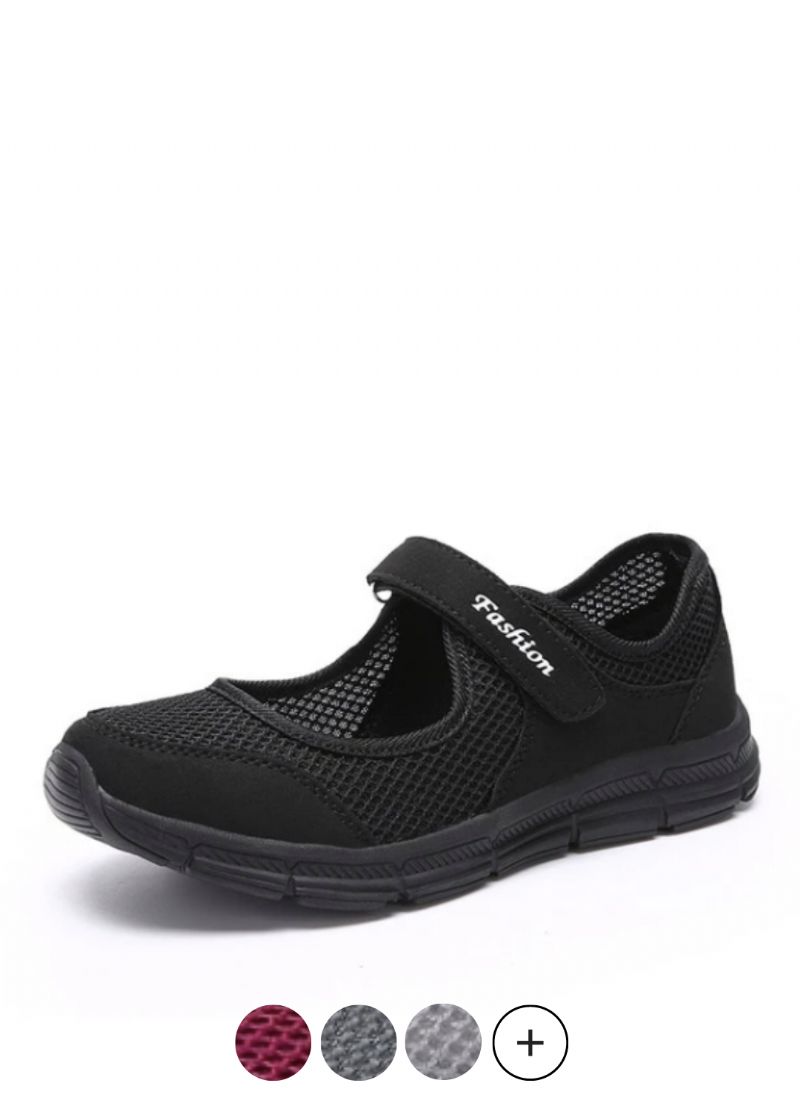 Walker Damskie Buty Wsuwane Czarne