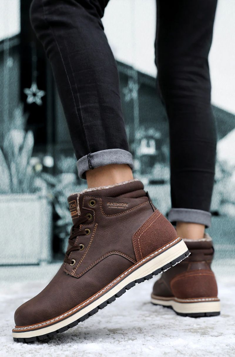 Walt Męskie Buty Zimowe - Brązowe
