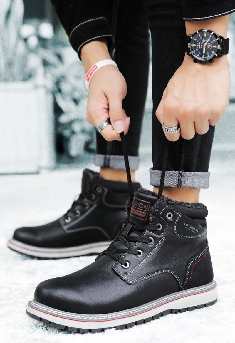 Walt Męskie Buty Zimowe - Brązowe