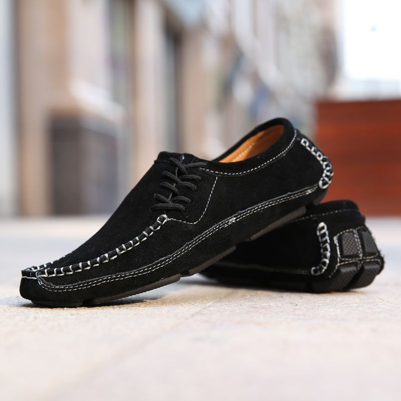 Walter Męskie Ręcznie Robione Mokasyny Buty Codzienne - Niebieski