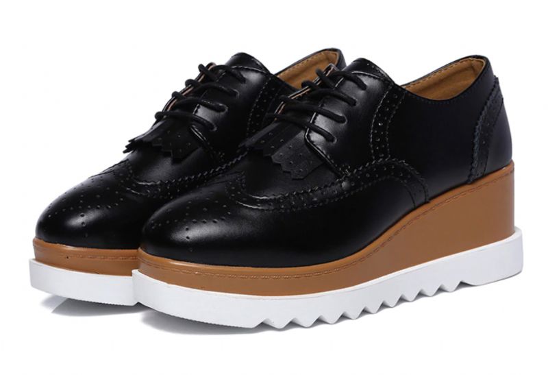 Wayne Damskie Buty Na Koturnie - Beżowy