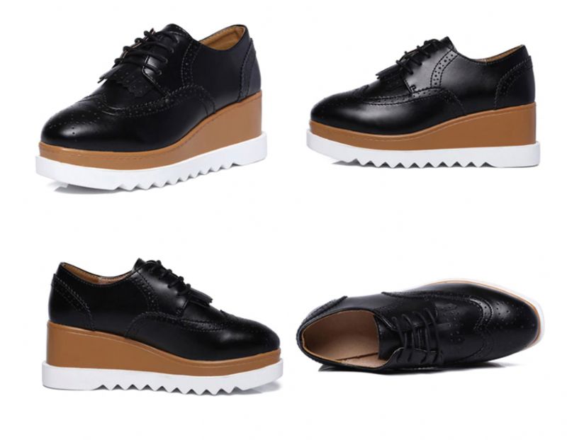 Wayne Damskie Buty Na Koturnie - Beżowy