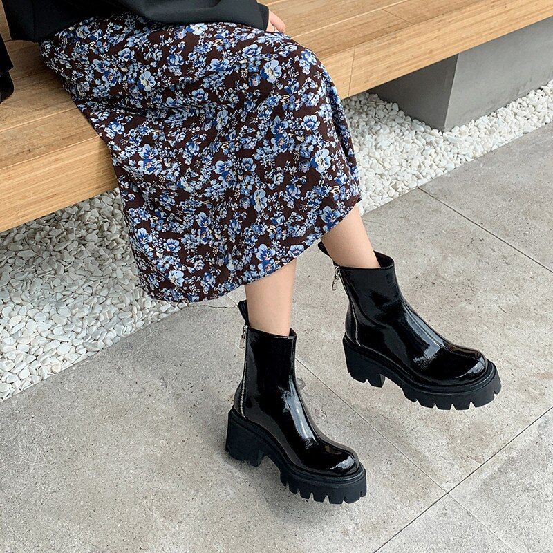 Wendy Damskie Buty Motocyklowe - Czarny