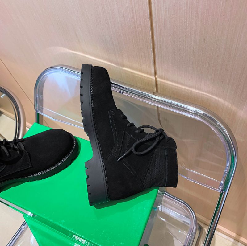 Więcej Damskich Zamszowych Butów Do Kostki Czarne Buty - Czarny