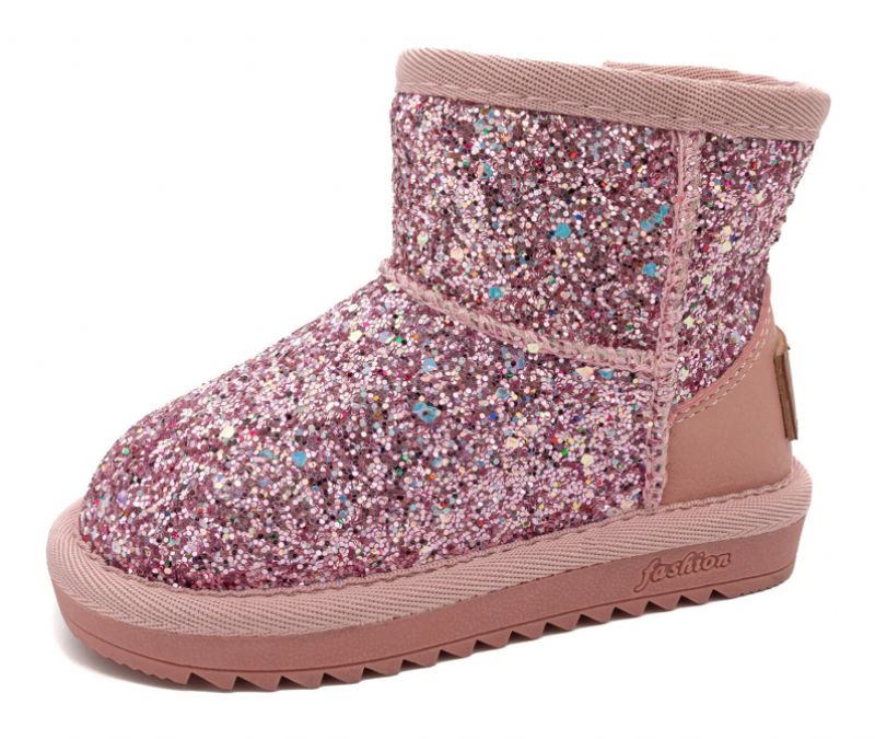 Willow Dziewczęce Śniegowce Buty - Różowy Futro