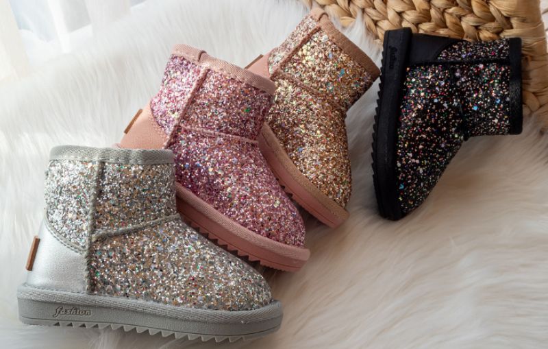 Willow Dziewczęce Śniegowce Buty - Różowy Futro