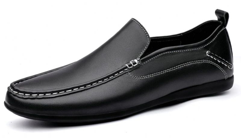Winks Męskie Mokasyny Casual - Czarny