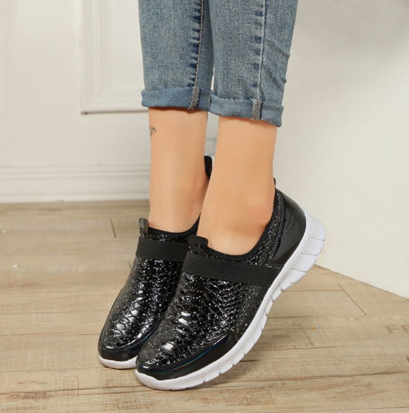Wsuwane Buty Damskie Aina - Srebrny