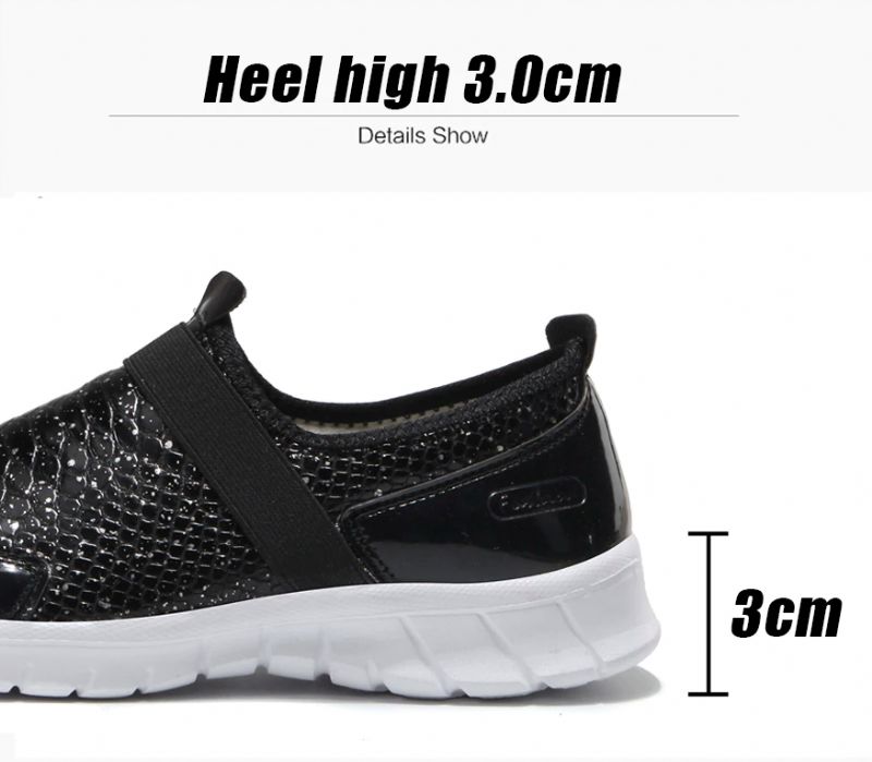 Wsuwane Buty Damskie Aina - Srebrny