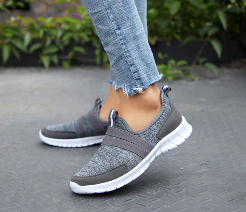 Wsuwane Buty Damskie Alcala - Jasnoniebieski