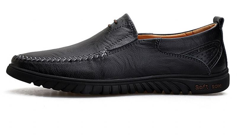 Wyatt Men's Loafers Casual Shoes - Czarny