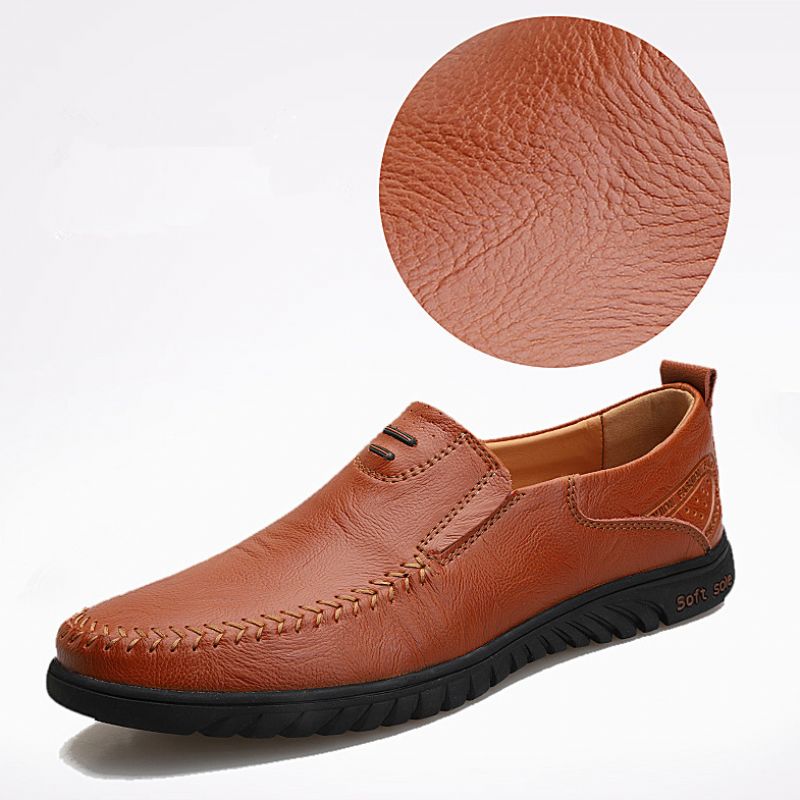 Wyatt Men's Loafers Casual Shoes - Czarny