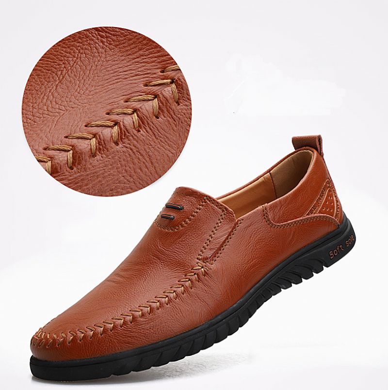 Wyatt Men's Loafers Casual Shoes - Czarny