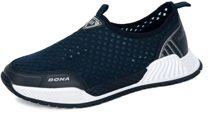 Wyatt Mokasyny Męskie Buty Casualowe - Granatowy